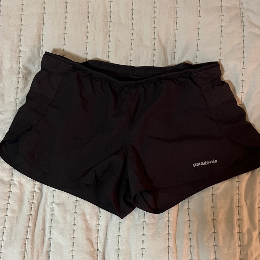 Patagonia Black Women's Athletic Shorts with back pocket